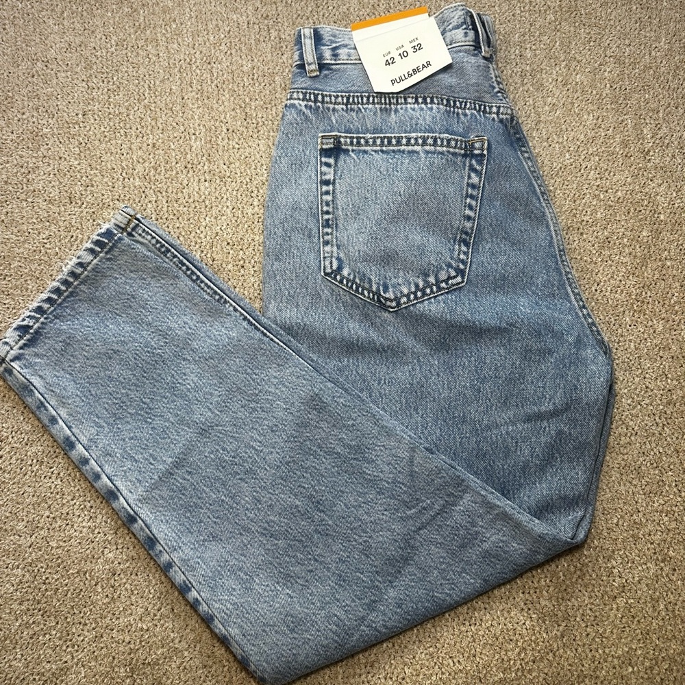 Pull&Bear Classic Light Blue Mom Jeans